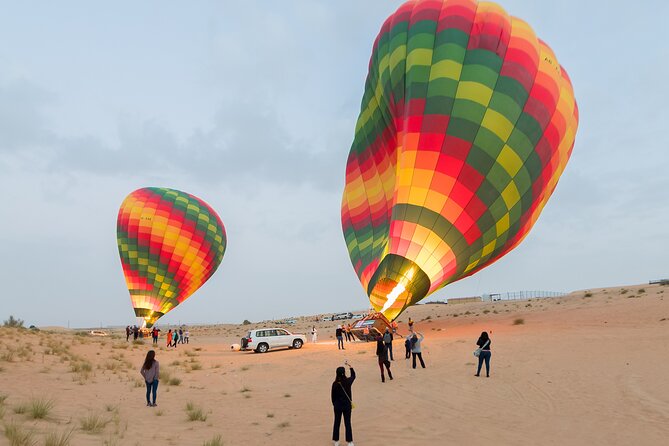 Premium Hot Air Balloon, Breakfast, Camel Ride, Quad Bike & More - Coffee first, then the balloon