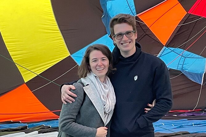 Private Hot Air Balloon Rides in Albuquerque - Sunrise above Albuquerque and the Sandia Mountains