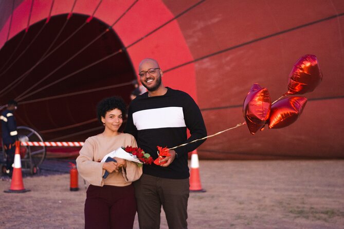 RAK Hot Air Balloon Flight - Sparkling grape juice and a signed certificate