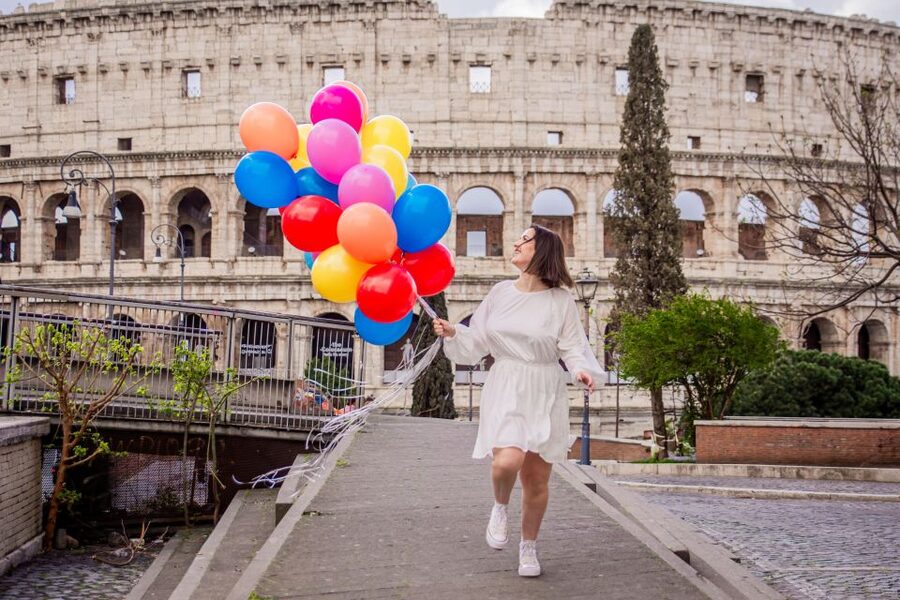 Rome: Professional Photoshoot With Balloons - What happens during the 20 minutes