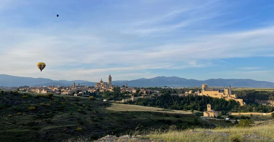 Segovia: Hot-air balloon ride with cava toast - Why Segovia is so good from a balloon