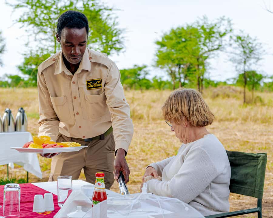Serengeti Balloon Ride and Luxury Bush Breakfast - One hour above the animals