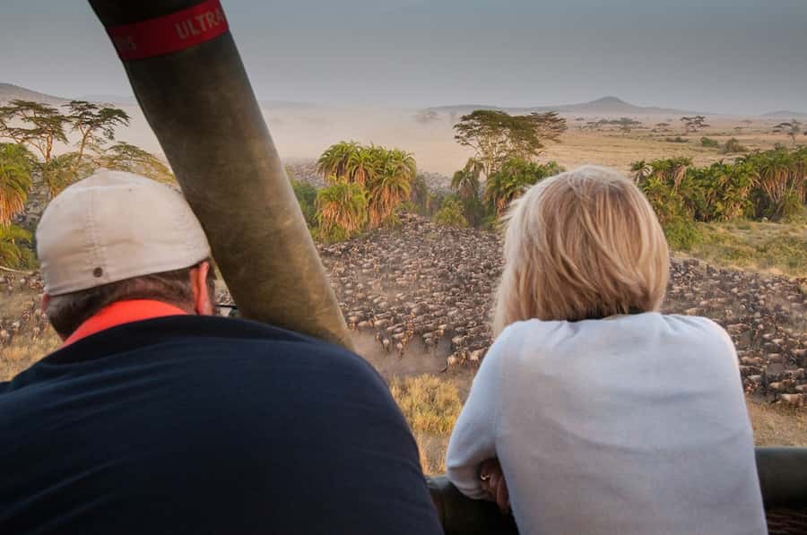 Serengeti National Park: Balloon Safari at Dawn - One hour over the Serengeti plains