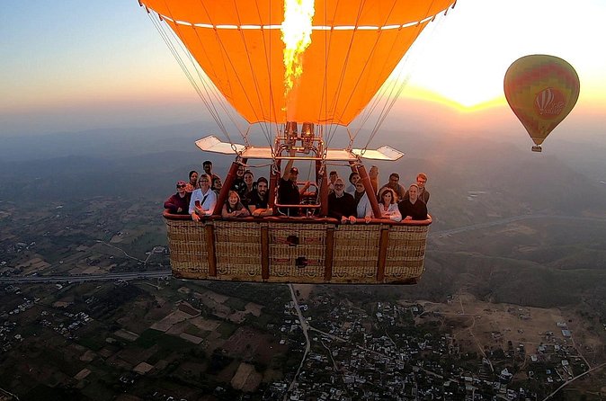 SkyWaltz Hot Air Balloon Safari - The Aravalli Hills and Sunrise Color