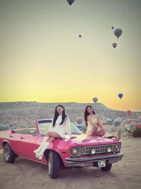 Sunrise Balloon Viewing with Classic Car –Magical Cappadocia - Why the ground view can beat a balloon flight