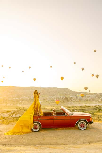 Sunrise Balloon Viewing with Classic Car –Magical Cappadocia - What $94 buys you