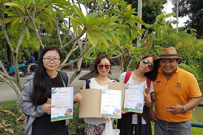 Sunrise Hot Air Balloon Adventure in Chiang Mai - Champagne, drinks, and a certificate