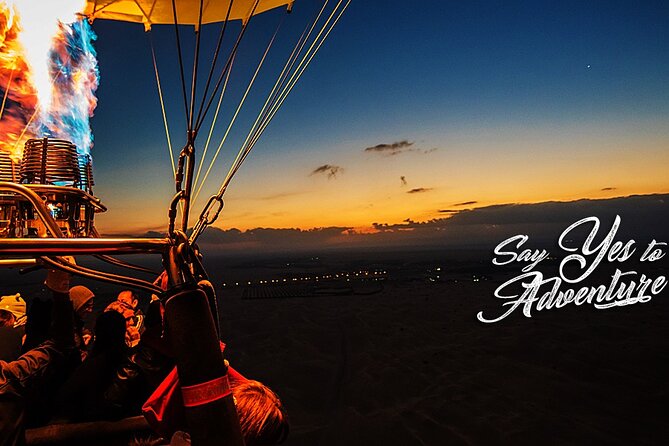 Sunrise Hot Air Balloon Tour over Dubai Desert - 40 to 70 minutes above the desert