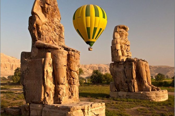 Sunrise VIP Hot Air Balloon Ride in Luxor - At the West Bank launch site before takeoff