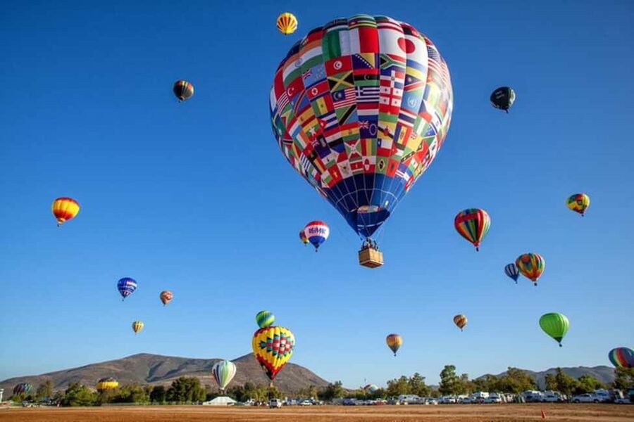 Temecula Morning Hot Air Balloon Ride with Champagne Toast - The balloon inflation and safety briefing