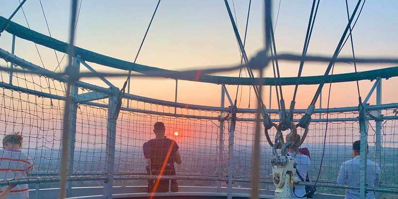 Ticket for Angkor Balloon Ride. - The view and the camera question