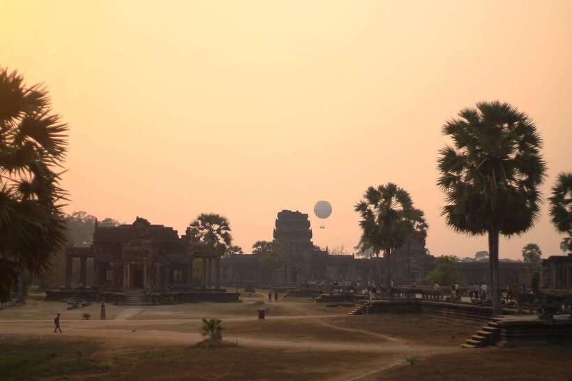 Ticket for Angkor Balloon Ride. - What the 15-minute ride feels like