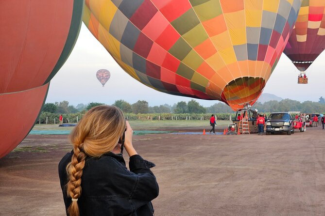 Unforgettable Hot Air Balloon Ride Over the City of the Gods - The balloon flight over the Sun and Moon pyramids