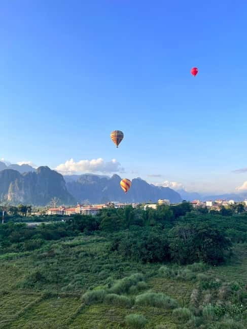 Vang Vieng: Hot Air Balloon Ride with City Hotel Pickup - The tuk tuk transfer from Vang Vieng