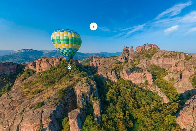 Virtual Hot Air Balloon Ride over the Belogradchik Rocks - Belogradchik Fortress from 1,500 meters